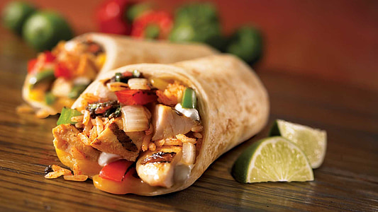 Chicken Fajita Burrito